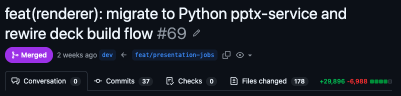 Migration Pull Request